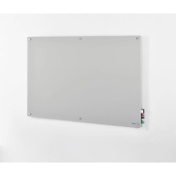 Global Industrial Glass Dry Erase Board, 48, 72, Gray 695710 - main